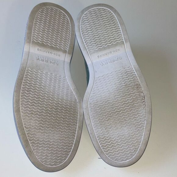 Unisex Sperry Top Sider Float Boat Light Blue shoe deck W 7.5 worn 1x - Picture 6 of 6